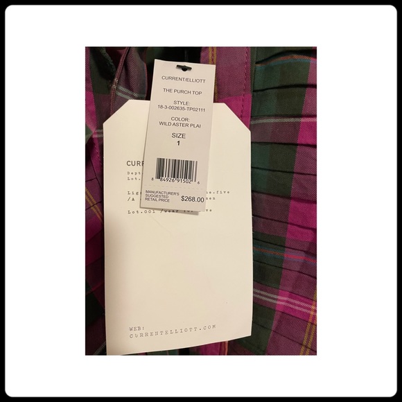 CURRENT ELLIOT Purch Ruffle Top - Picture 3 of 4